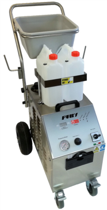 FURY - Nettoyeur vapeur sèche industriel monophasé (3,3 kW-8 heures/jour) FURY - Nettoyeur vapeur sèche industriel monophasé (3,3 kW-8 heures/jour)